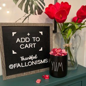 "YUM" by Rae Dunn - Matte Black Canister Jar